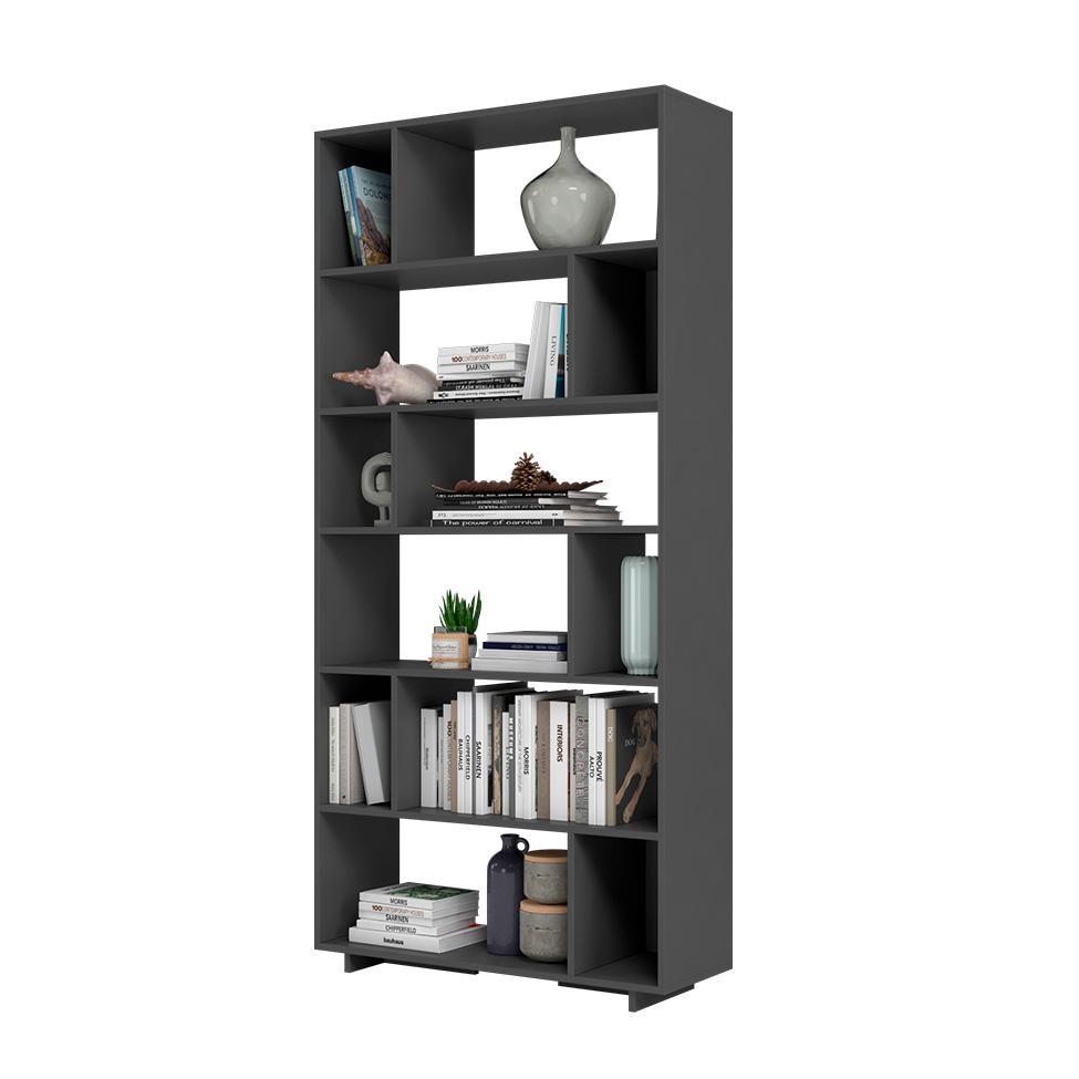 Estante Livreiro Piece Preta 90 cm