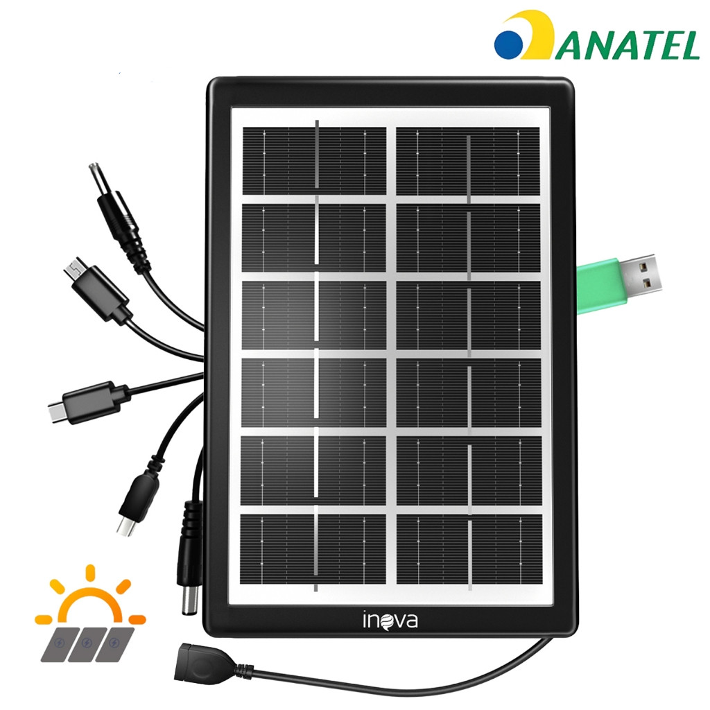 Painel Solar Policristalina 2 Portas USB Energia Carga Portátil Para Telefone RV Carro MP3 PAD Ca