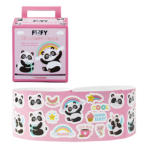 Kit 50 Adesivos Panda Kawaii Fofo Material Escolar Decoração Caderno Planner Bullet Journal PVC À Prova D'água em Oferta na Shopee