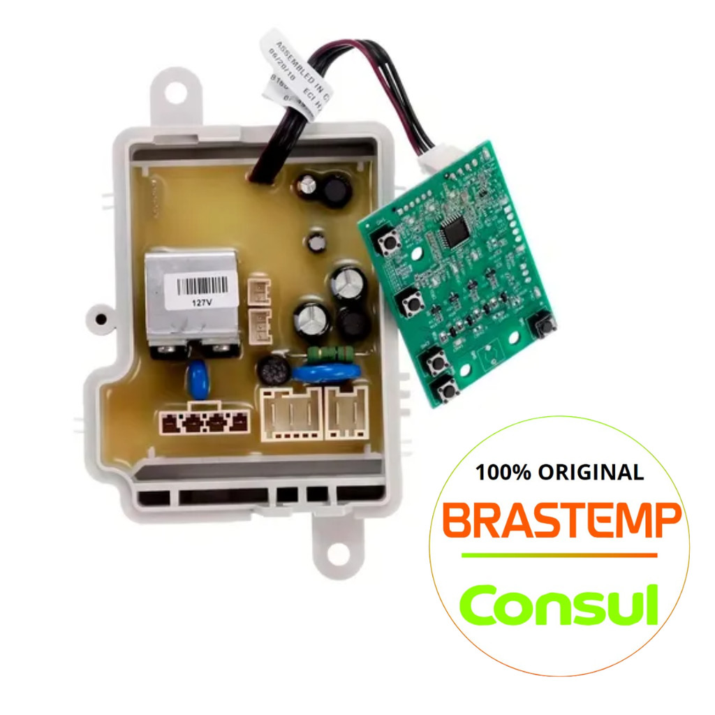 PLACA POTÊNCIA LAVADORA BRASTEMP BWS11 BWJ11 ORIGINAL (DEMAIS MODELOS NA DESCRIÇÃO)