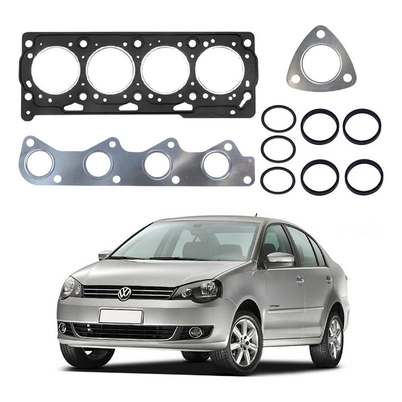Jogo Junta Cabeçote Sabo Polo Sedan 1.6 8v 2012 A 2015 em Oferta na Shopee