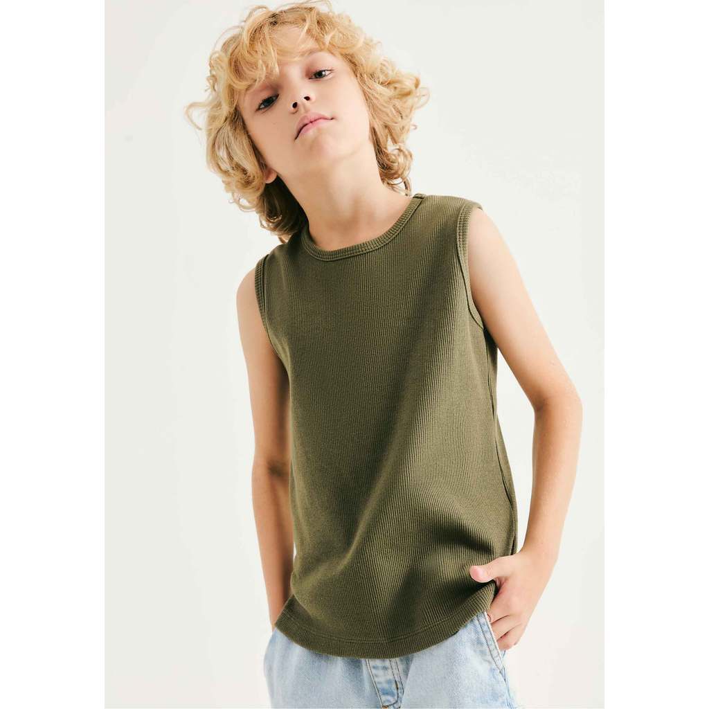 Regata Infantil Menino Básica Canelada em Oferta na Shopee