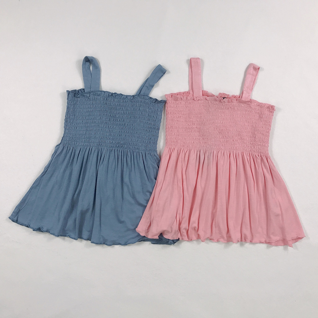 2-14 anos de idade comércio exterior estilo americano meninas médio grande crianças malha estilingue topo camiseta saia 
