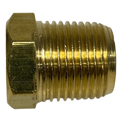 Bucha Redução Latão Lubefer NPT 3/8 x 1/4 Macho Fêmea Rosca Conexão Pneumática Hidráulica Redutora 200°C — imagem 2 de 2