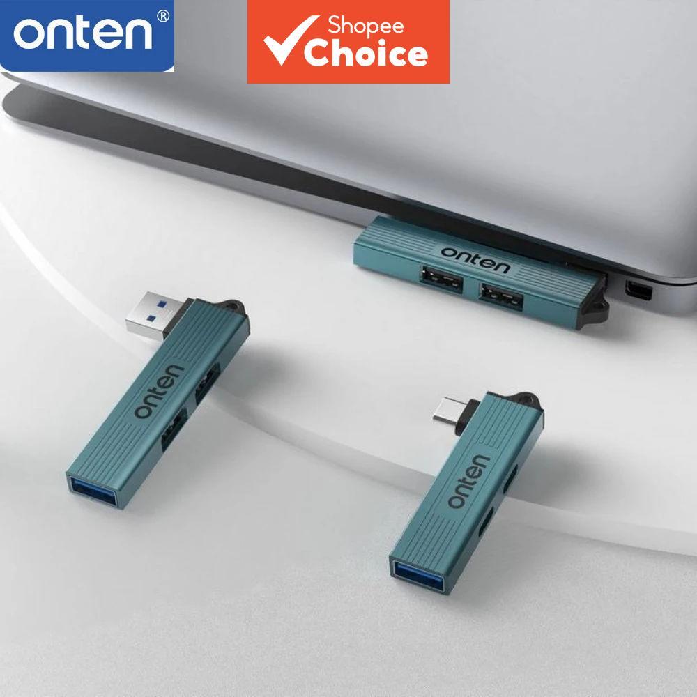 Estação de acoplamento expansora com 3 portas USB, HUB de 3 em 1, divisor multiporta USB tipo C para USB, adaptador de