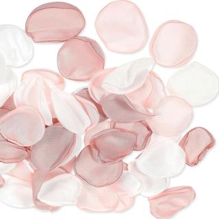 200 pétalas de rosa de seda, pétalas de flores para decoração, para centros de mesa de corredores, decoração de noite ro