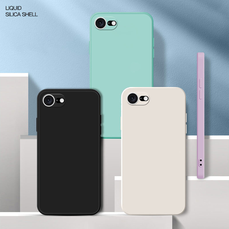 Para iPhone 16e Caso De Telefone 16e 16 e TPU Luxo À Prova De Choque Original Silicone Líquido iPhone16e Capa Funda