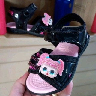 sandália infantil menina papete velcro anatômica confortável