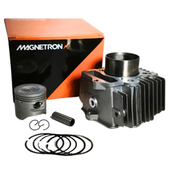 Kit Motor Cilindro Pistao Aneis Honda Pop 100 2009 a 2015 Magnetron STD (50mm)