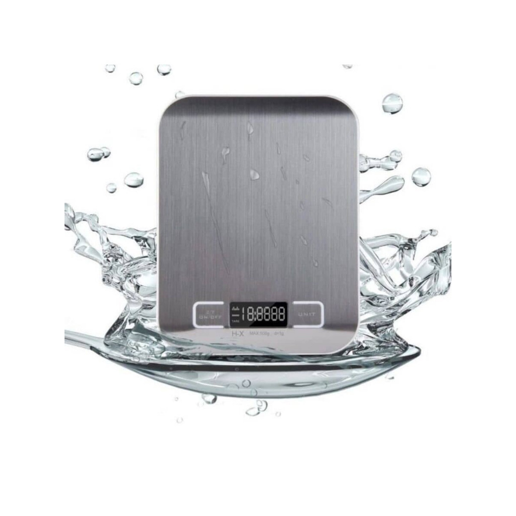 Balança de Cozinha Digital 10kg em Inox Alta Precisão 1g Dieta