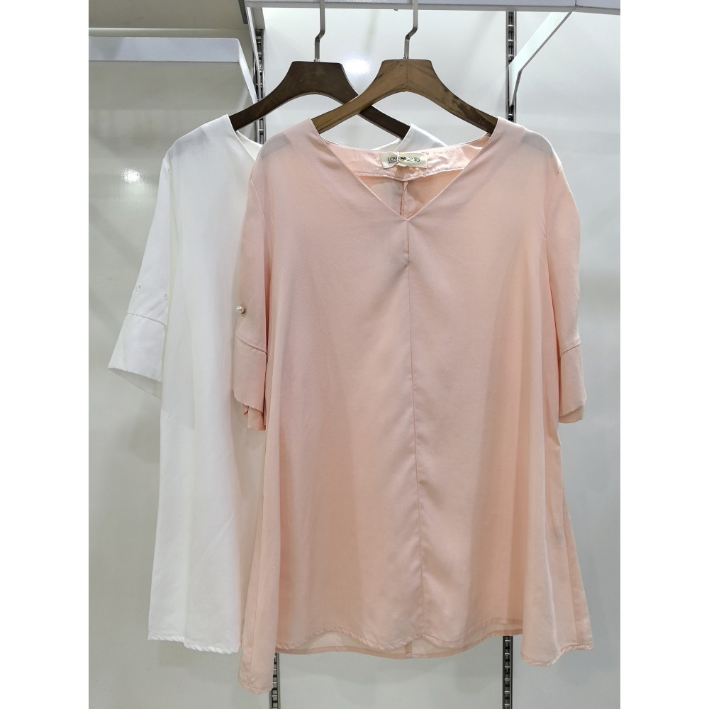 Gravidez cor de manga curta maternidade topo Tencel camisa Lyocell Commuter maternidade Wear bem-estar de alta qualidade