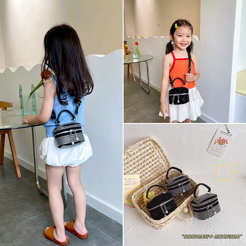 Nova moda menina bolsa infantil Crossbody saco moda menina bebê portátil bolsa de ombro compras moeda bolsa