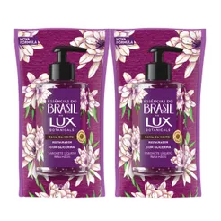 Kit 2 Sabonete Líquido Refil Lux Essências do Brasil Dama-da-Noite 240ml