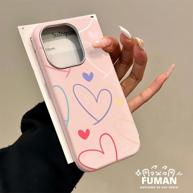 Capa De Telefone Com Coração Colorido Fofo Para Samsung Galaxy A37 A36 A35 A34 A33 A32 M32 A31 A30S A27 A26 A25 A24 A23 
