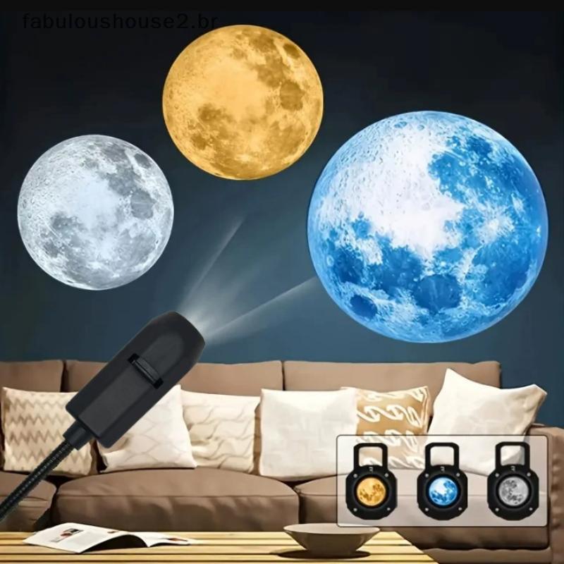 FABUL Planeta USB Projeção Teto Atmosfera Galaxy Star Projetor Luz Noturna