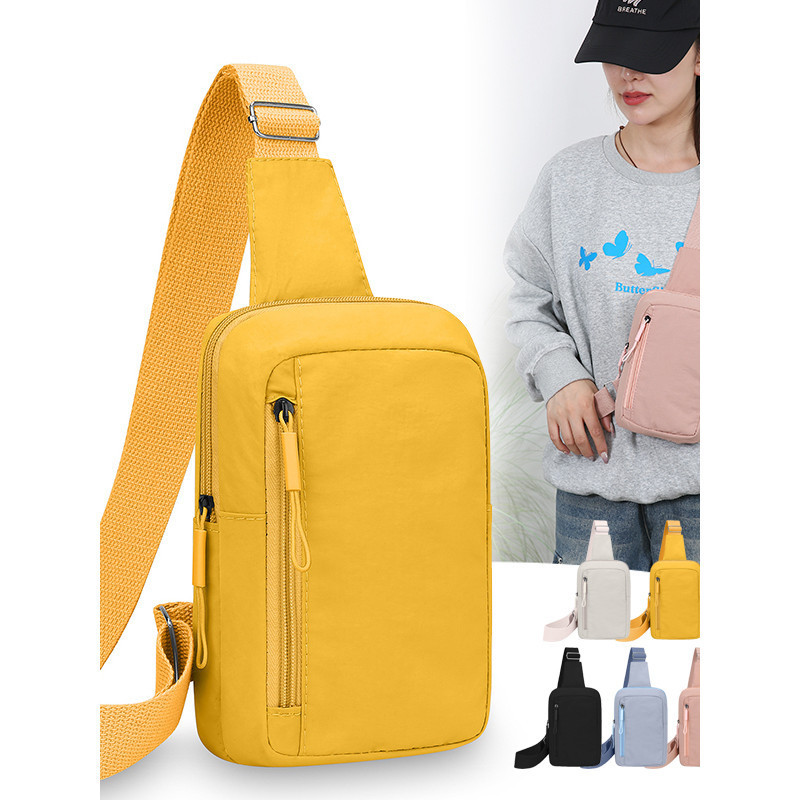 Bolsa mensageiro simples, de alto valor, multifuncional, de grande capacidade, bolsa de peito para esportes ao ar livre,