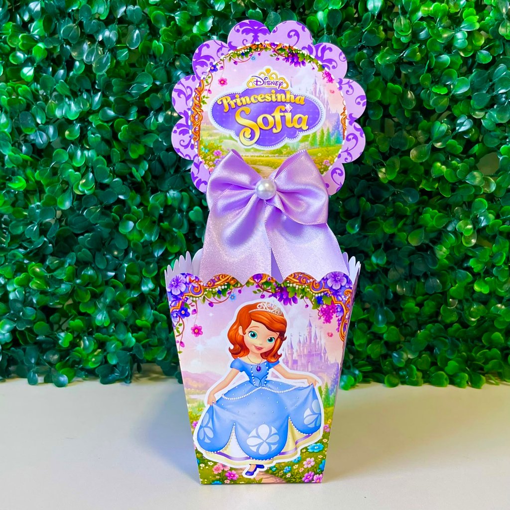 Centro de mesa cachepot Personalizadas PRINCESA SOFIA  para Decoração de Festas/ Lembrancinhas-/ festa infantil/