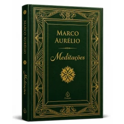 Livro Meditações - Edição Especial de Luxo Almofadada com Bordas D