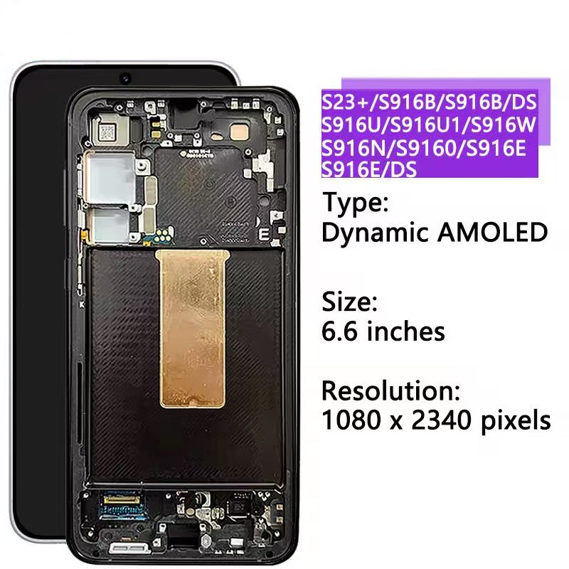 OLED Para Samsung Galaxy S916/S23 + S23PLUS Display LCD Touch Screen Digitador D