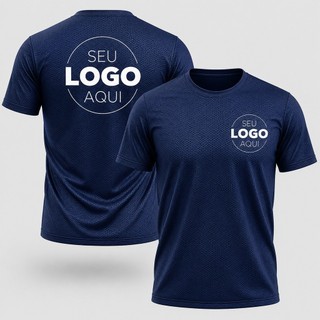 KIT 5 Camisetas Dry Fit Uv Personalizadas com Sua Logo ou Estampa Preferida