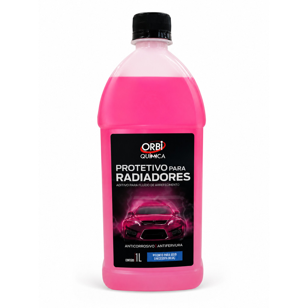 Aditivo do radiador protetivo orgânico concentrado rosa 1L orbi