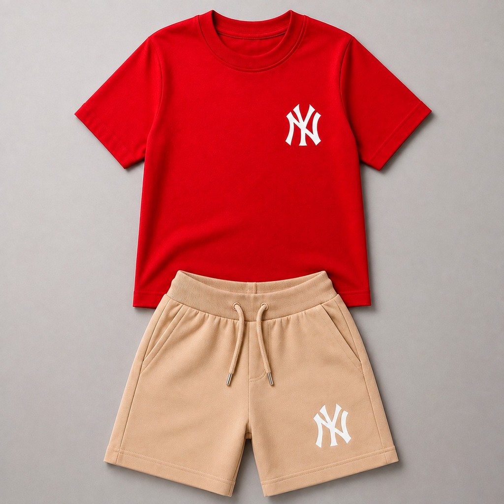 Kit Conjunto Menino Estiloso Modinha Camisa Bermuda Masculino Kit Conjunto Masculino infantil Kids