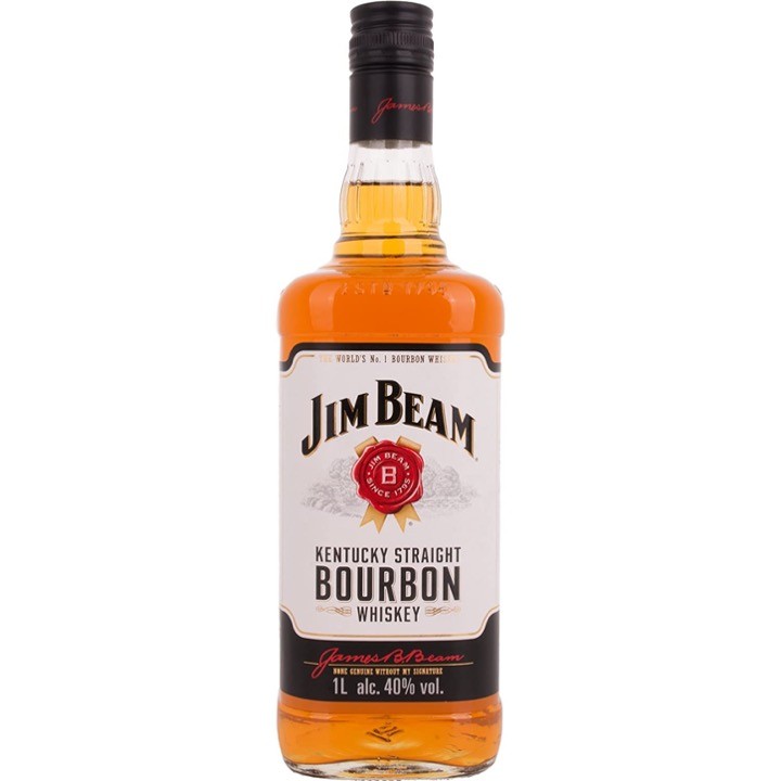 Whisky Bourbon Jim Beam White 1 Litro