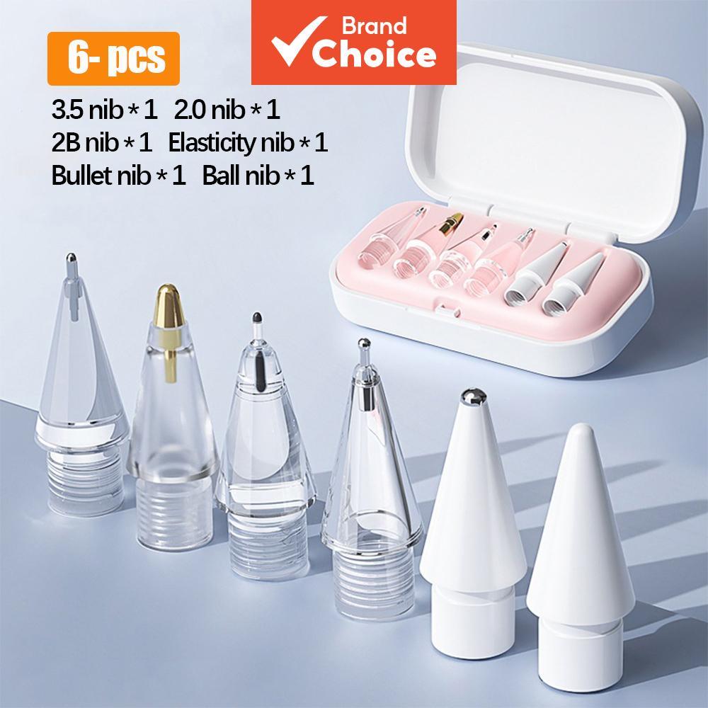 TOILEUM Conjunto de 6 pontas coloridas para Apple Pencil 1a/2a/USB-C