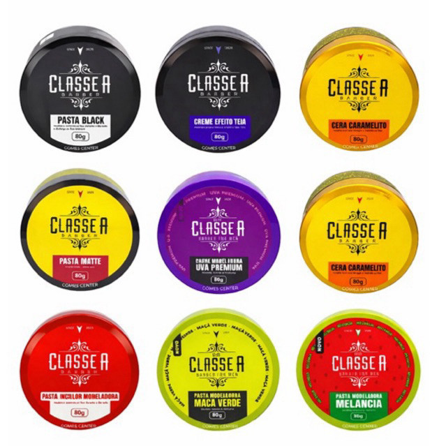 Pomada Classe A Barber 80g Escolha Sua Fragrância e Efeito