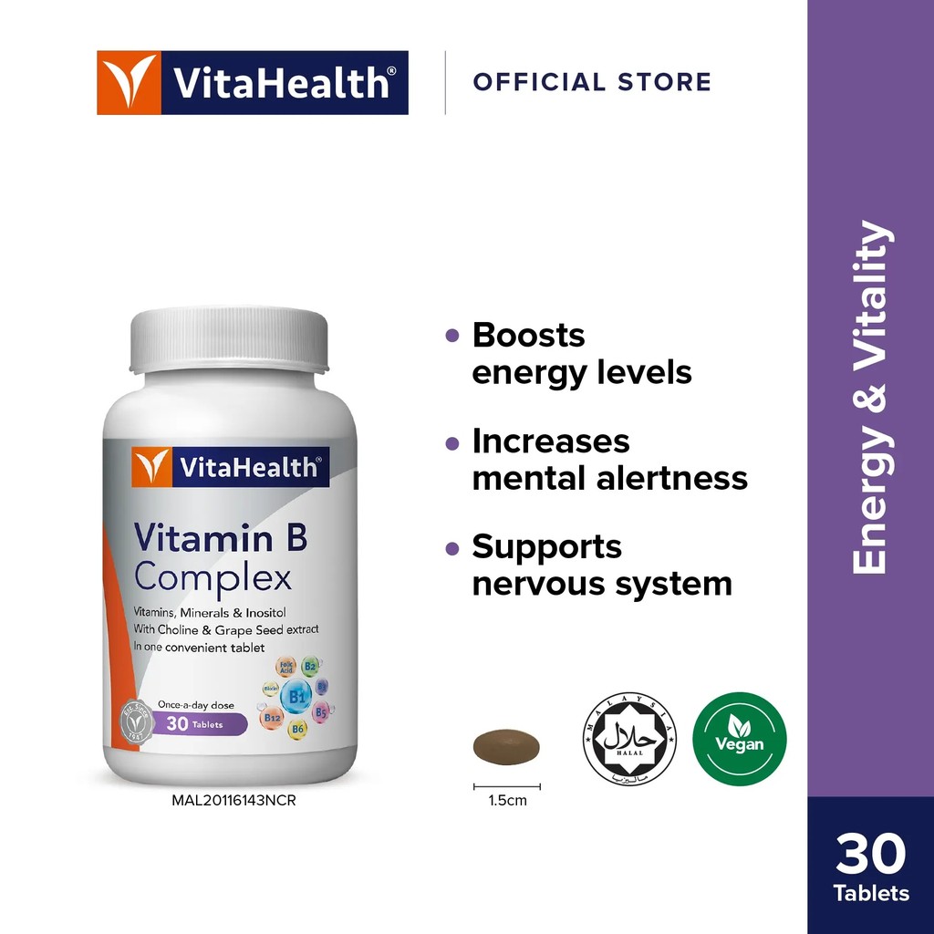 VitaHealth Complexo de Vitaminas B [Validade 2/2027]