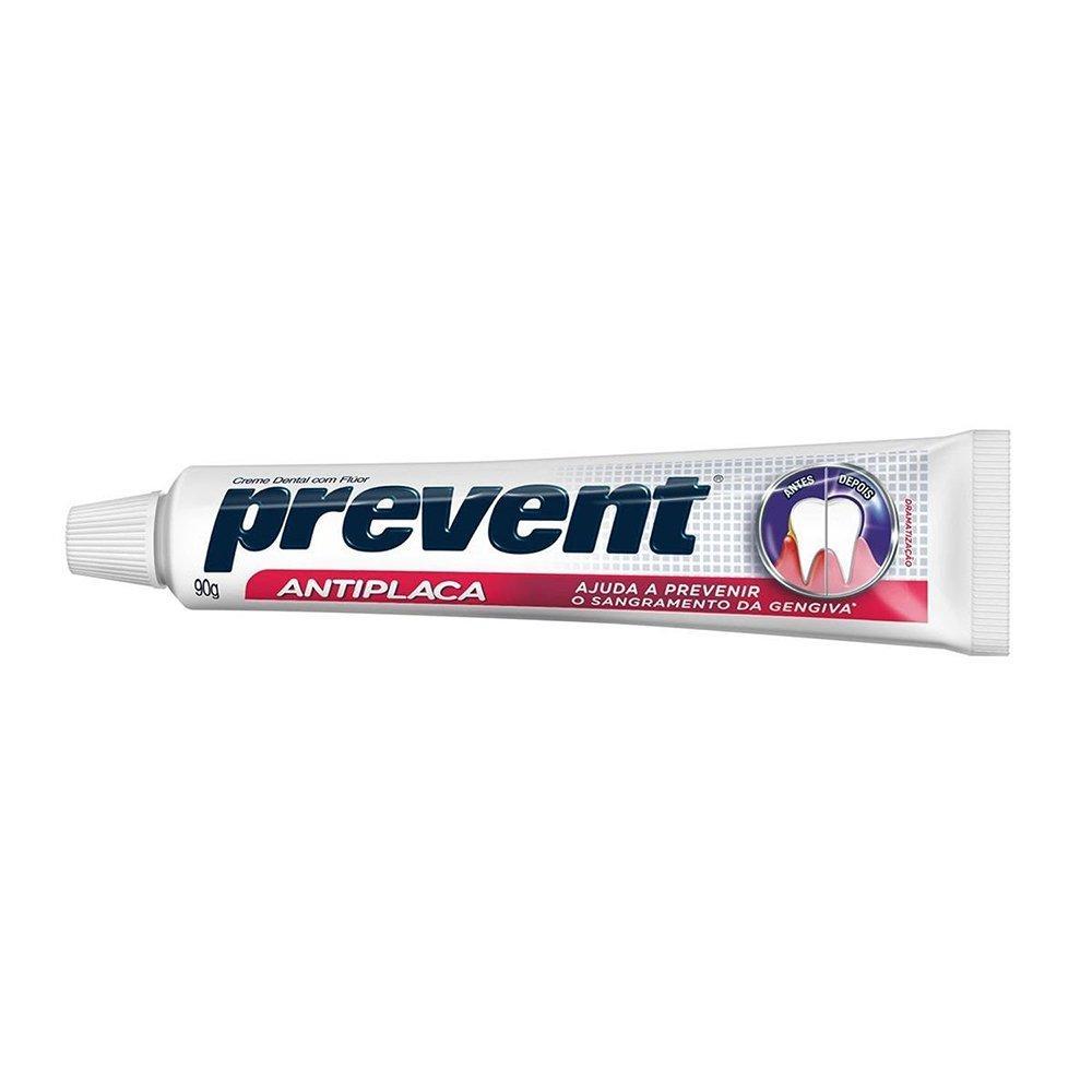 Creme Dental Prevent Antiplaca 90g - Embalagem com 12 Unidades — imagem 2 de 2