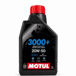 Óleo Lubrificante Motul 3000+ 20w50 Motos 1 Litro