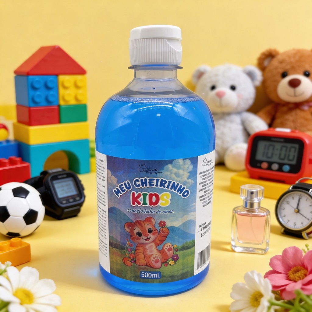 Colônia Infantil Meu Cheirinho Azul 500ml Dom 💙👶✨| Perfume Infantil Suave, Refrescante, Criança