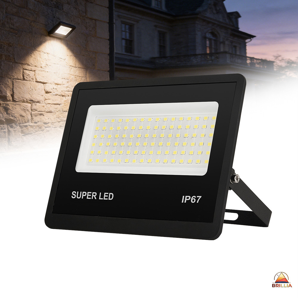 Refletor LED 400W Holofote Externo IP67 Bivolt Prova D'água Luz Branca Fria 6500K Econômico