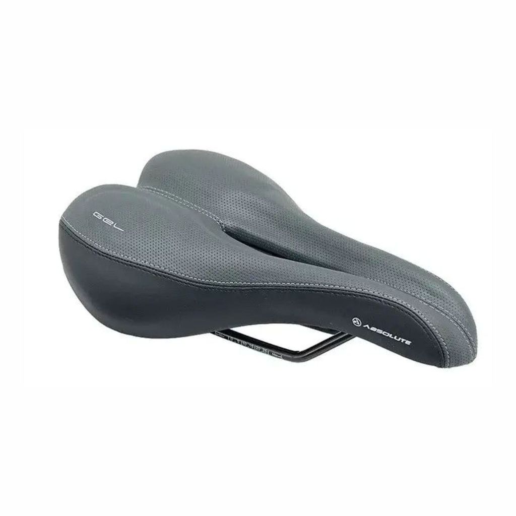 Banco Selim de Bicicleta Absolute Com Gel Preto/cinza 44679