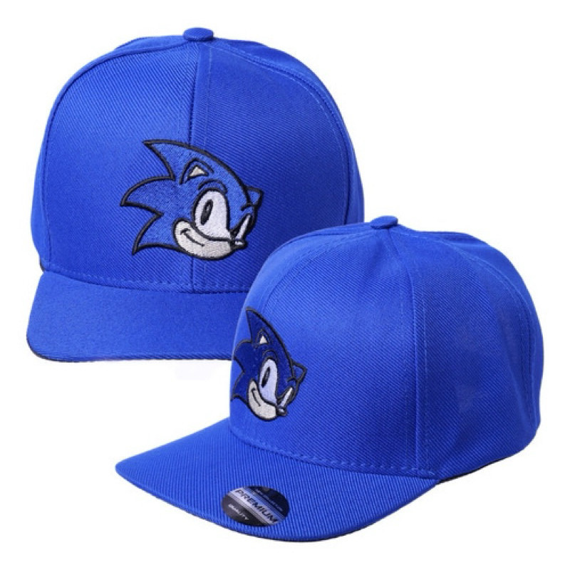 Boné Chapéu Infantil Sonic Criança Menino Bordado - Ajustável e Confortável - Tamanho de 3 a 8 anos