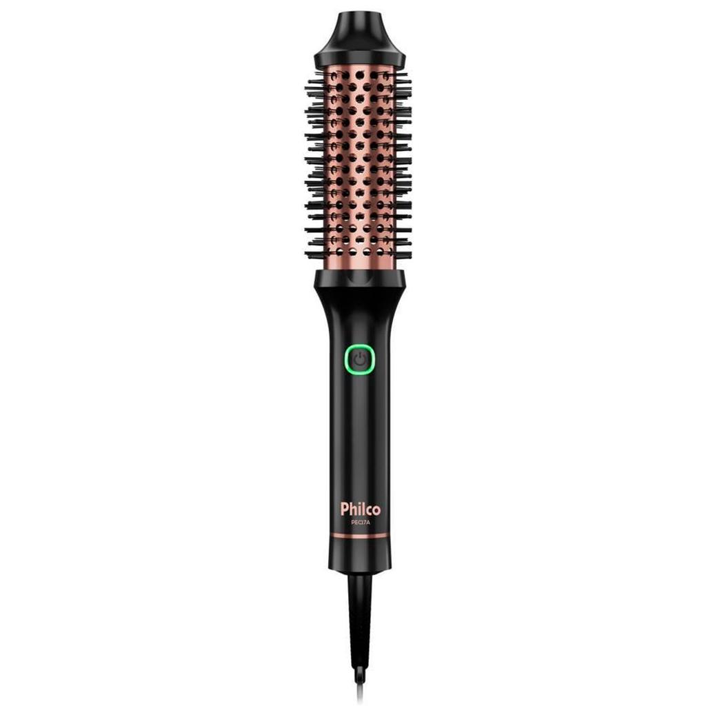 Escova Modeladora Alisa e Modela Íon Tourmaline 230°C Philco PEC17A Bivolt