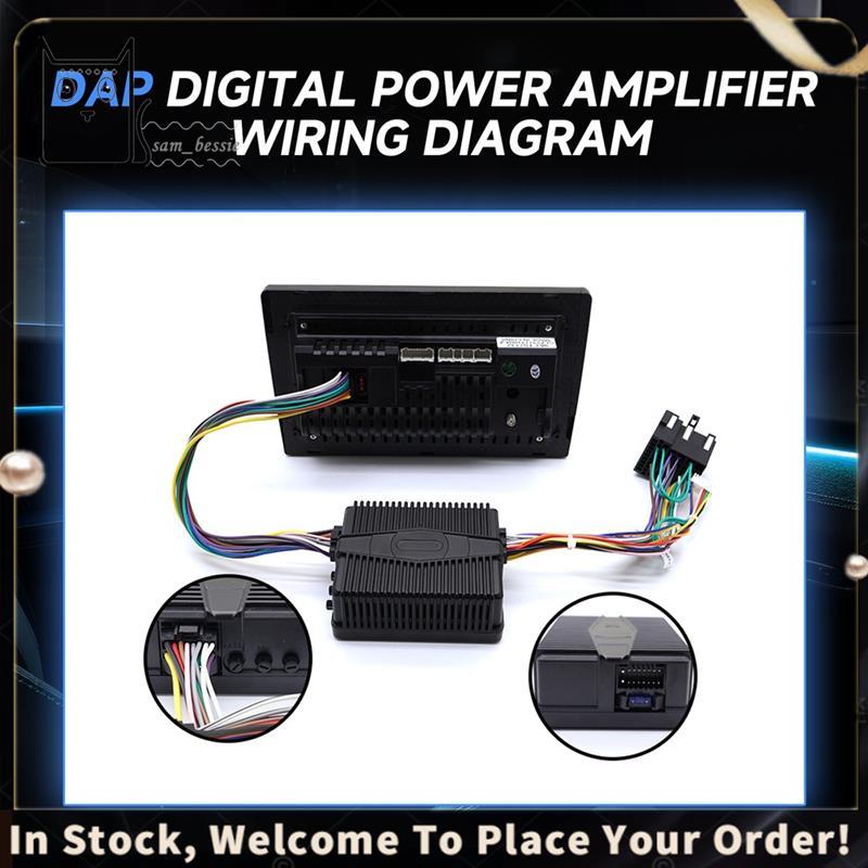 Amplificador De Áudio Do Carro 9-16V DAP Equalizador De Som DSP Caixa Alta Fidelidade Chip Processador Para Rádio