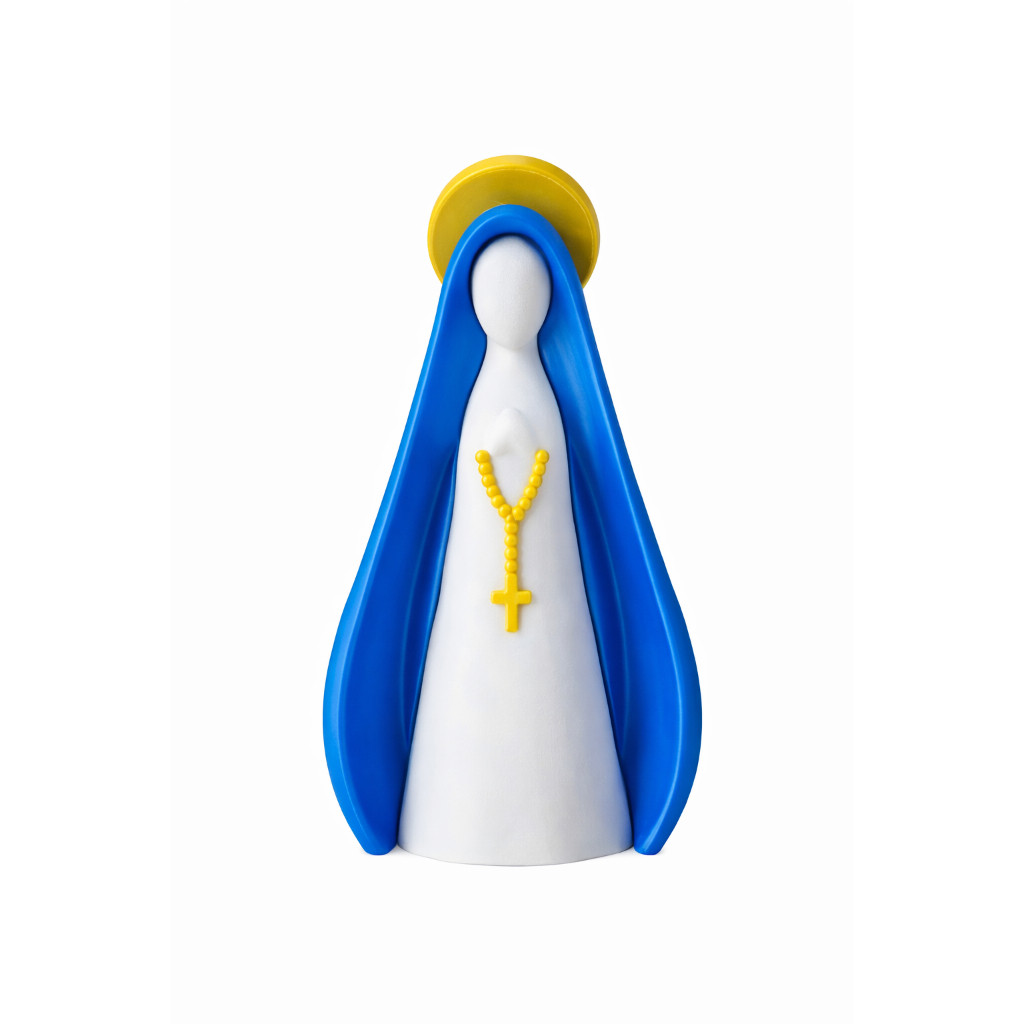 Imagem Nossa Senhora Aparecida Minimalista – Decoração Religiosa, Presente de Fé, Proteção e Devoção para Casa