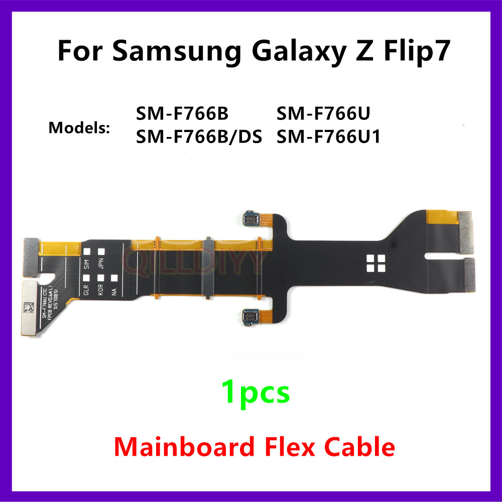 Conector Da Placa Principal Cabo Flexível Para Samsung Galaxy Z Flip7 F766 F766U