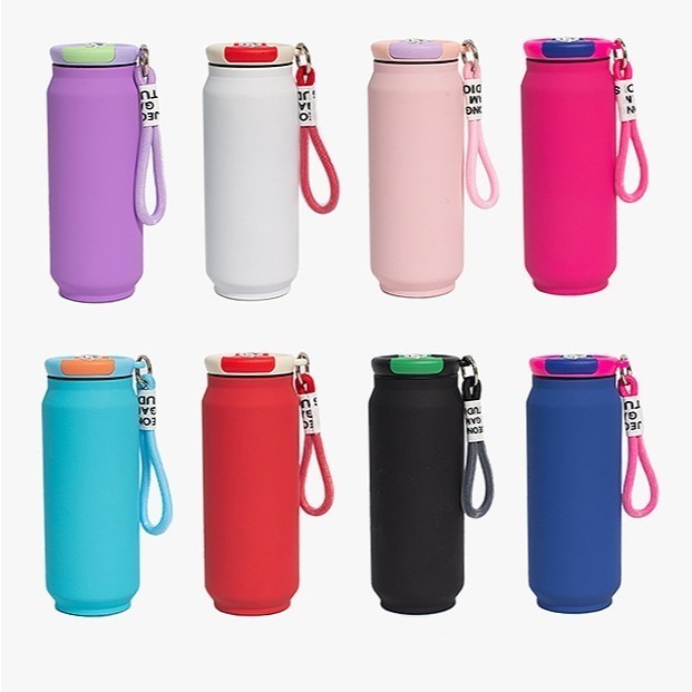 MODIVA Garrafa Térmica Inox 304 500ml | Parede Dupla a Vácuo, Alça Portátil, Para Bebidas Quentes e Frias