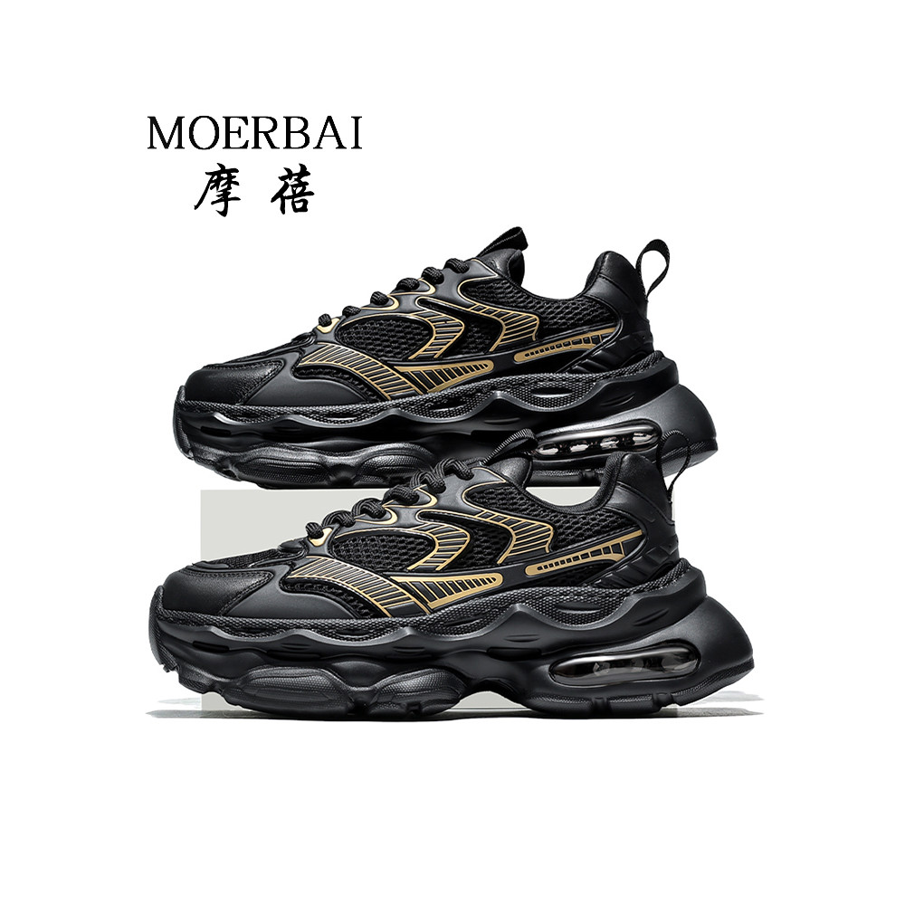 Mobe sapatos masculinos 2026 verão novos sapatos respiráveis esportes sapatos casuais masculinos de sola macia aumentand