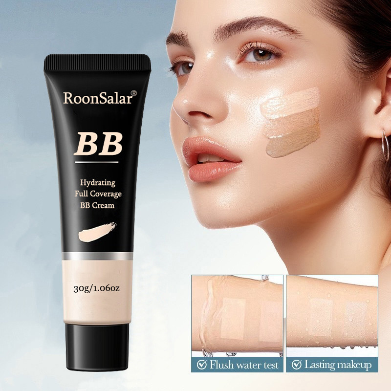 Maquiagem Nude À Prova D'água , Base Facial , Corretivo Líquido , Controle De Óleo , Brilho De Longa Duração , Creme BB 
