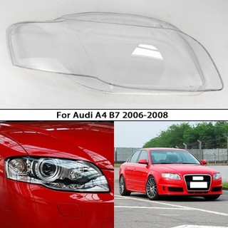 Luz Dianteira Automática Escudo De Feixe Alto/Baixo Para Audi A4 B7 2006 2007 2008 Farol Do Carro Capa Transparente Refl