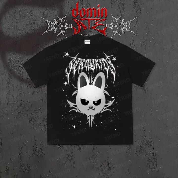 Camiseta Basica e OVERSIZED Stray Kids Skzoo Evil Version Cute Kpop Unissex — imagem 2 de 2