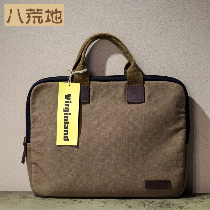 Bolsa para computador, forro para Notebook, 47cm, portátil, nicho, retrô, simples, leve, à prova de choque, maleta de tr