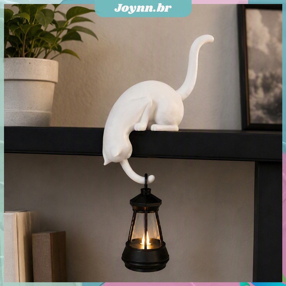 Gancho Para Livro De Gato Com Impressão 3D Em Lanterna LED Prateleira De Destaque _JOYN