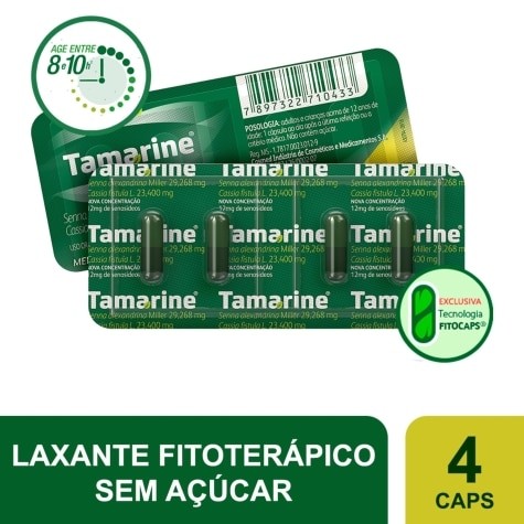 Tamarine 12mg 4 Cápsulas — imagem 2 de 2