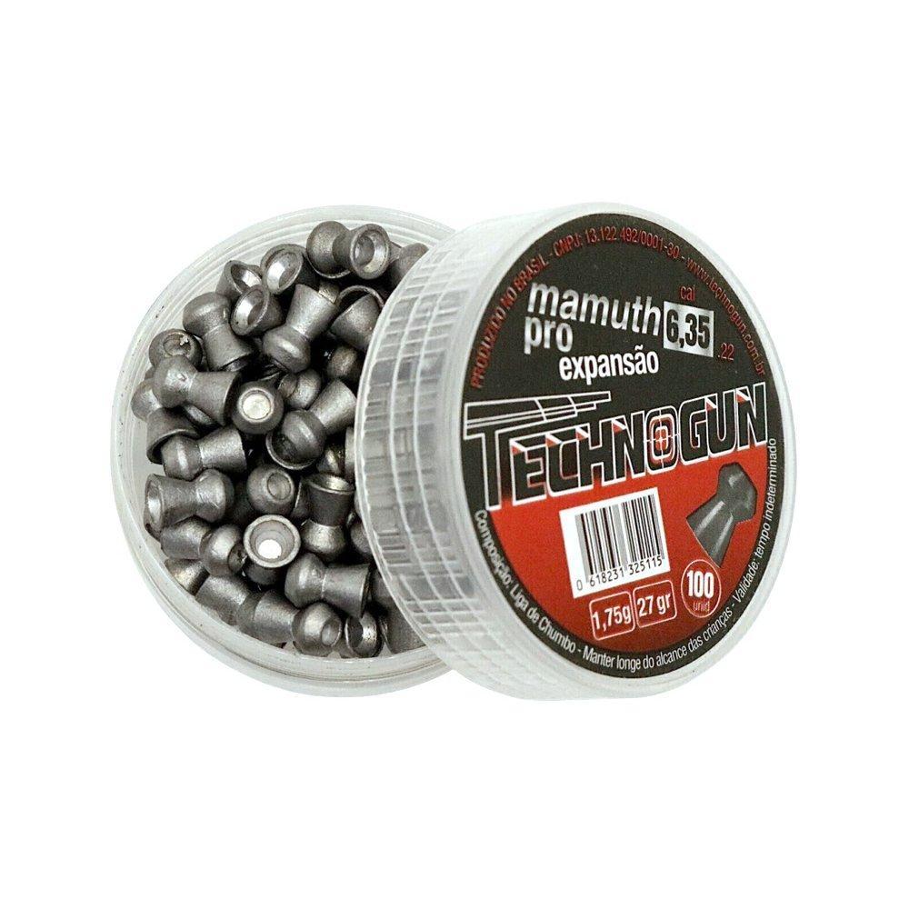 Chumbinho Technogun Mamuth Pro 6.35mm 1,75g 27gr 100un - Alt