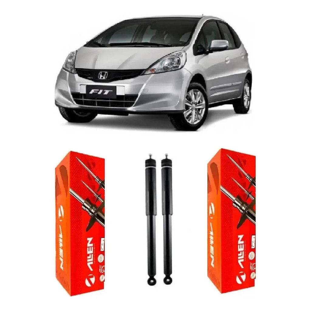 Par Amortecedor Traseiro Honda Fit 2009 2010 11 12 2013 2014